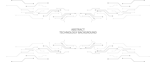 Grey white Abstract technology background, Hi tech digital connect, communication, high technology