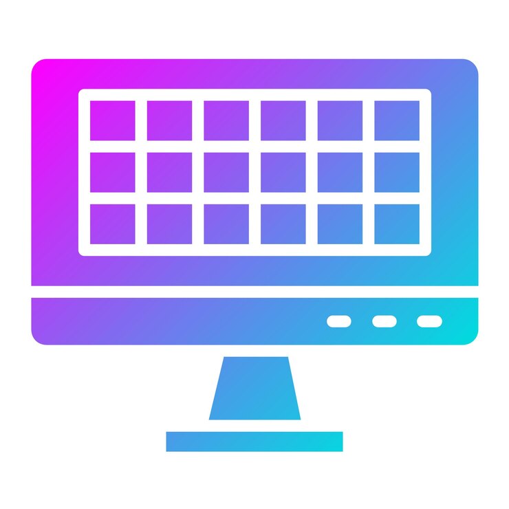 Vector grid vector icon design illustration