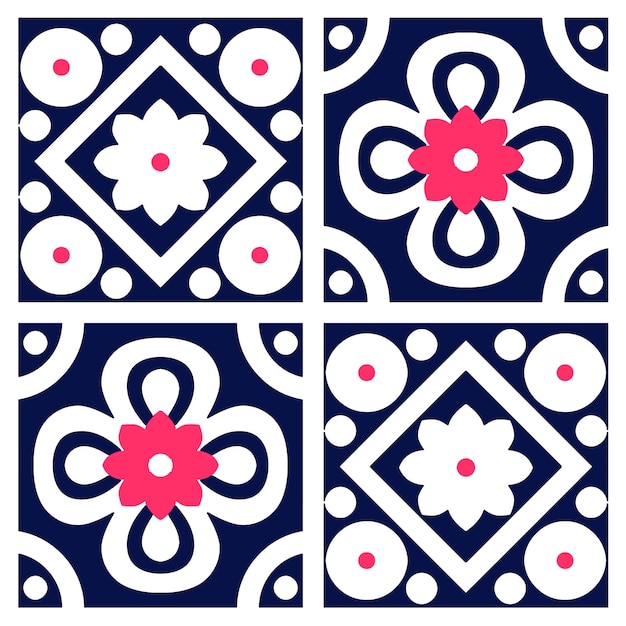 Groovy rococo textile and multiple usage Retro Pattern