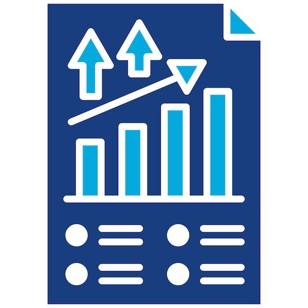 Growing Data icon vector image Can be used for Web Hosting