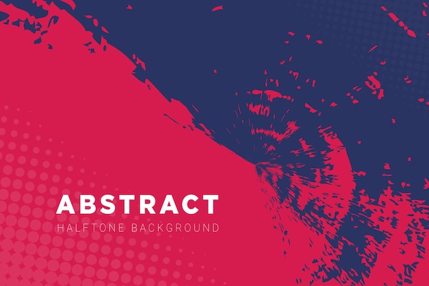 grunge halftone background design vector