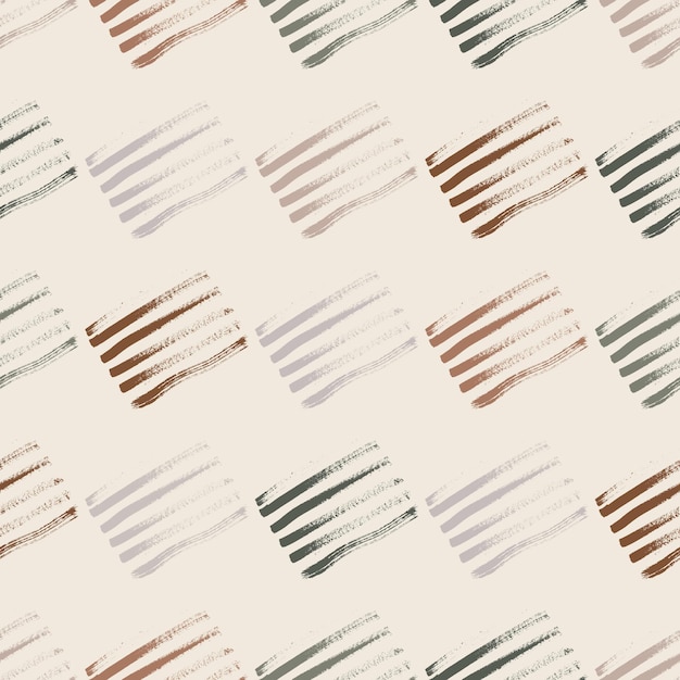 Grunge style abstract texture vector seamless pattern