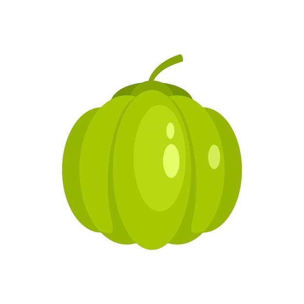 Guava icon Flat illustration of guava vector icon isolated on white background