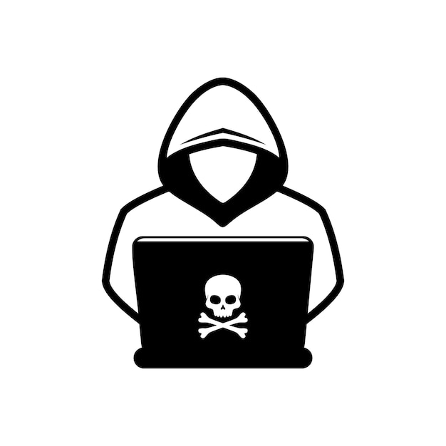 hacker icon vector