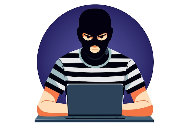 hackers or cybercriminals hack the system