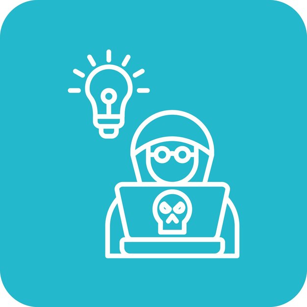 Hacking Skills icon vector image Can be used for Data Analytics