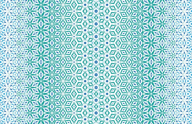 Halftone flowers seamless fabric pattern