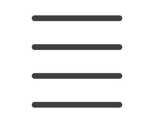 Hamburger menu icon buttons for website UI navigation mobile app presentation user Interface icons