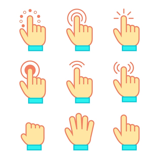 Hand Cursor Icons
