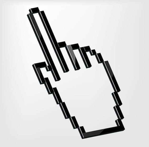 Hand Cursor vector illustration