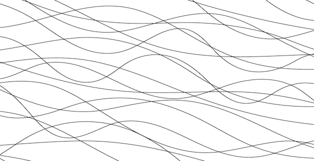 Hand drawn lines Abstract pattern wave simple seamless smooth pattern web design greeting card textile Technology background Eps 10 vector illustration