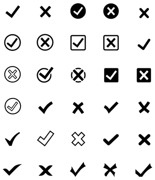 hand drawn vector drawing edit icon set black and white sketch transparent background