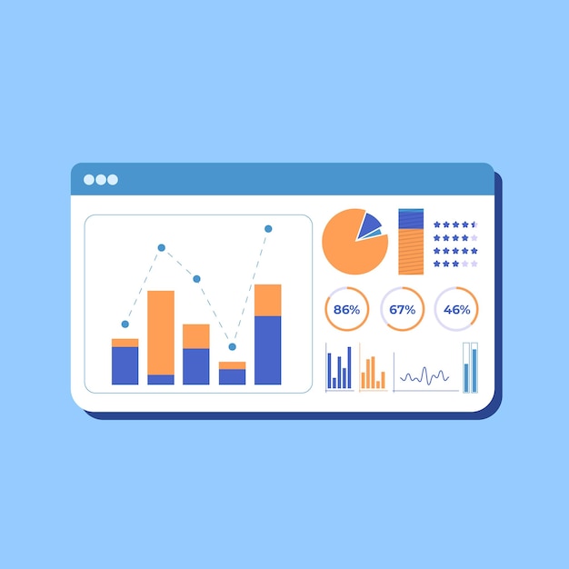 Hand Drawn Vector Illustration Digital Marketing Assets