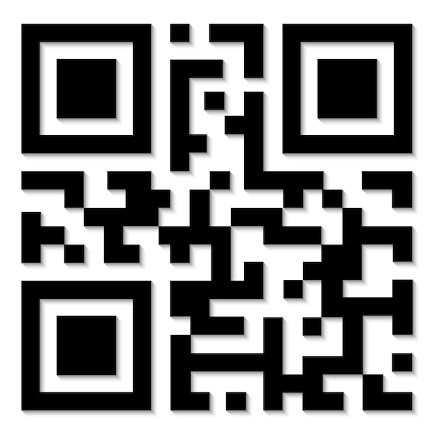 Hand holding mobile phone scanning QR code on cardboard box