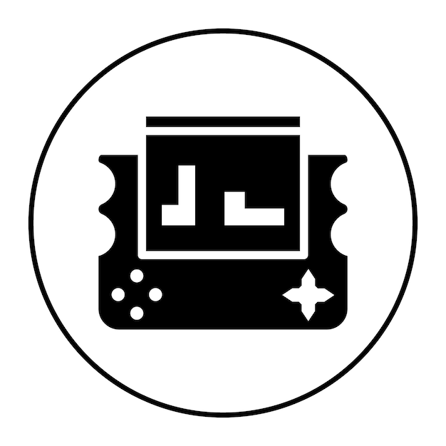 Handheld Game icon vector image Can be used for Game Design