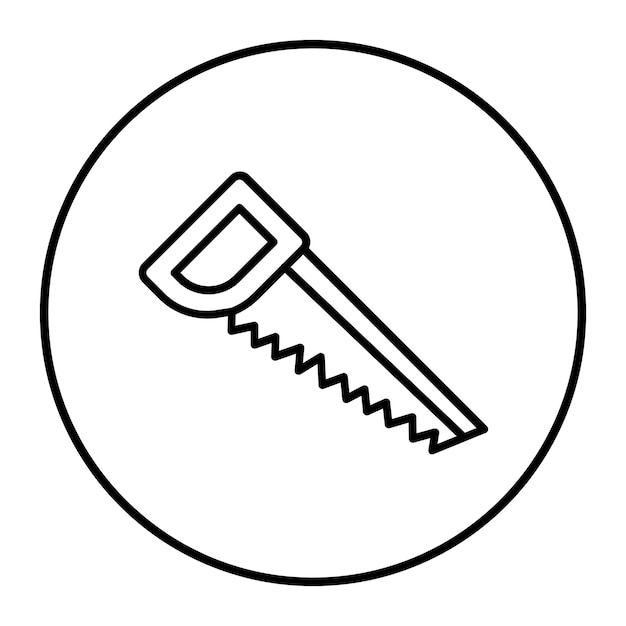 Handsaw vector icon Can be used for Home Improvements iconset