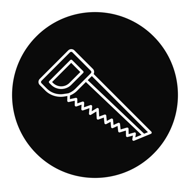 Handsaw vector icon Can be used for Home Improvements iconset