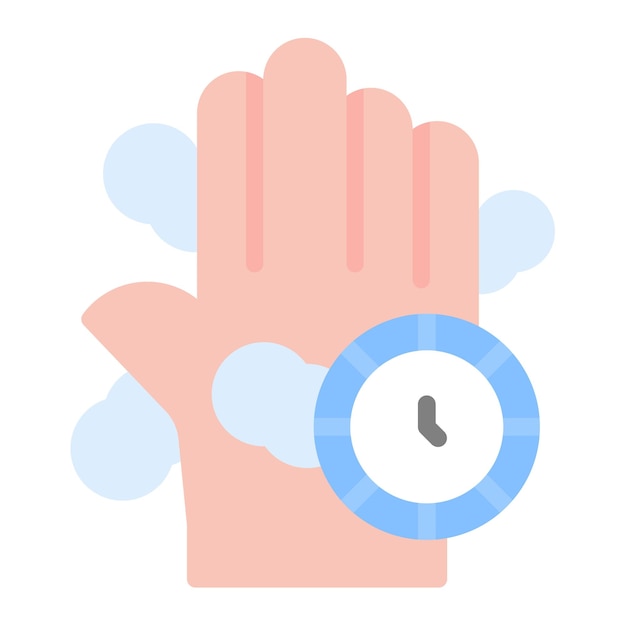 handwashing timer icon vector image can be used for infectious diseases