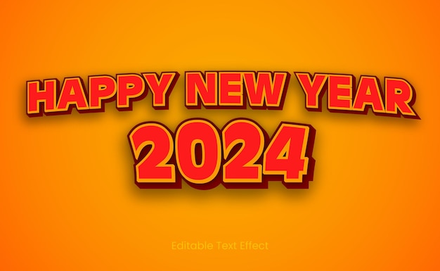 Happy New Year Text Effect Fully Editable
