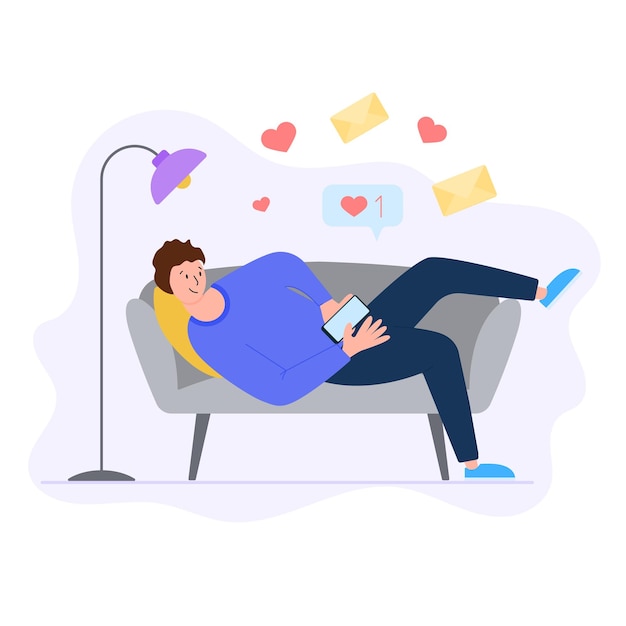 happy office man with a briefcase vector illustration in a flat style businessman character for design flat people concept