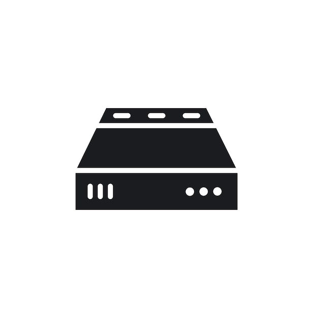 Hard Disk icon set internal memory drive vector symbol hdd storage sign external backup harddrive pictogram computer portable hardisk hardware icon in black filled and outlined style
