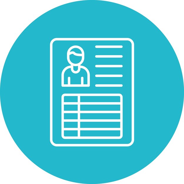 head sheet icon vector image can be used for modelling agency