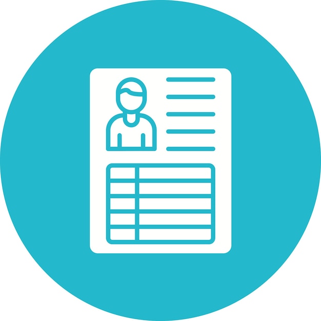 head sheet icon vector image can be used for modelling agency