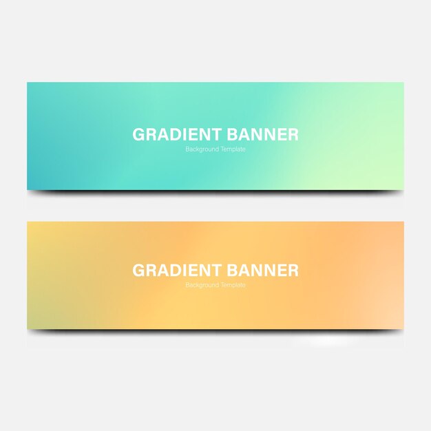 Header banner abstract gradient background