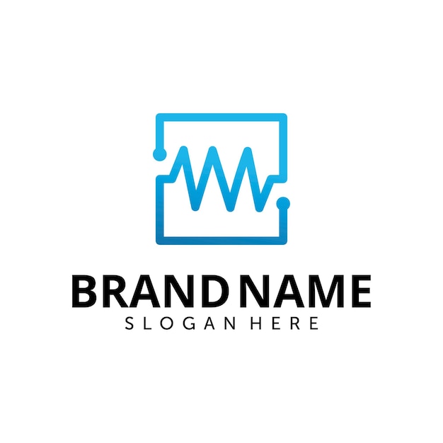 Health medical logo design template