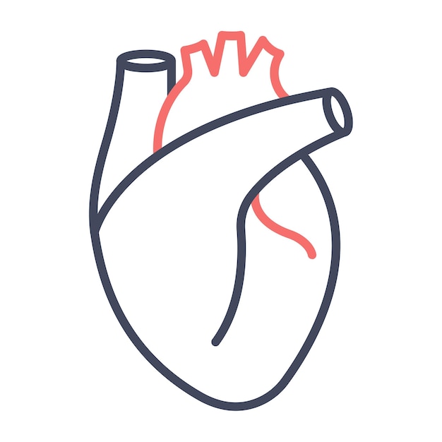 Heart Vector Illustration Style