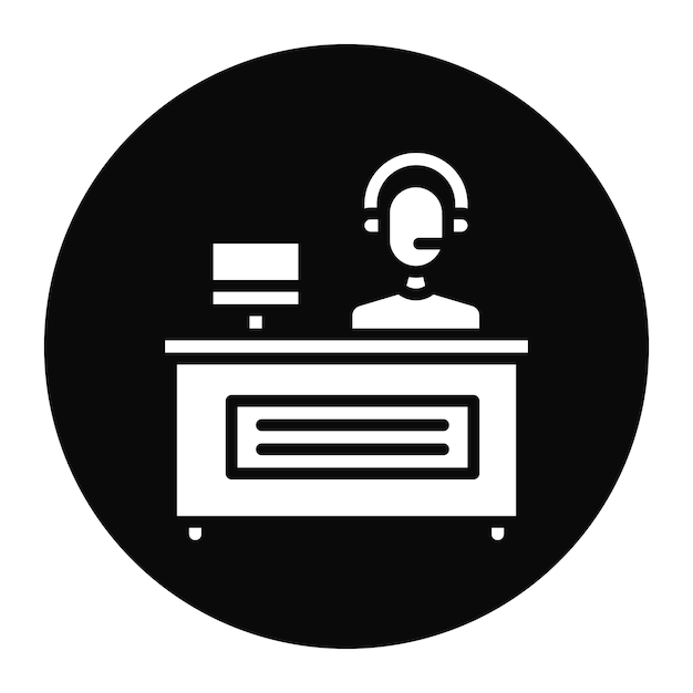 help desk icon vector image can be used for contact us