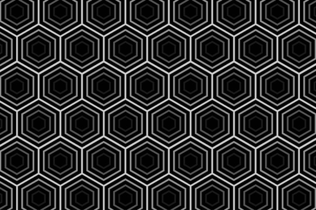 Hexagon pattern background Design template