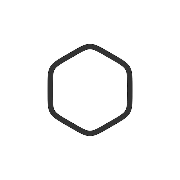 Hexagonal Line Logo Template Illustration Design Vector EPS 10