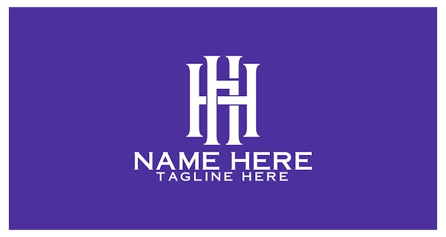 hh monogram logo letter h and h monogram logo