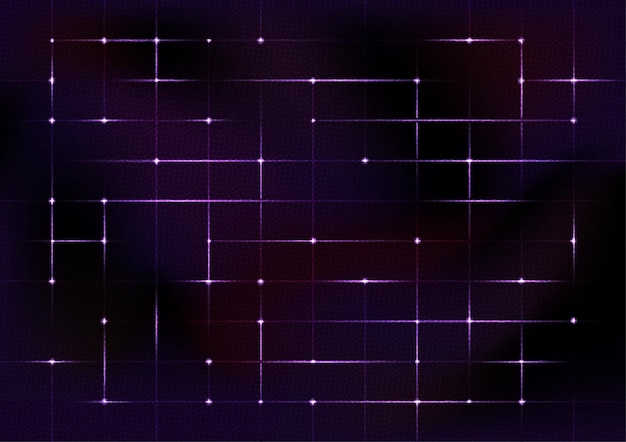 hi-tech technology purple light background together with geometric pattern vector illustration