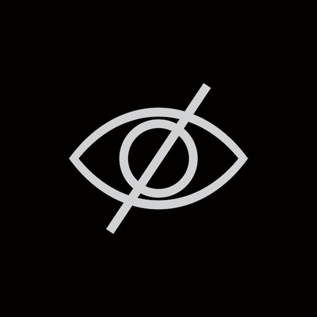 hide icon eye crossed disabled eye no view blind icon can not see hidden visibility
