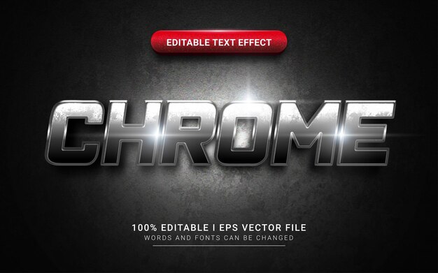 Hiệu ứng chữ Chrome