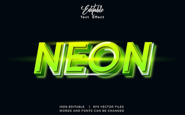 hiệu ứng chữ neon