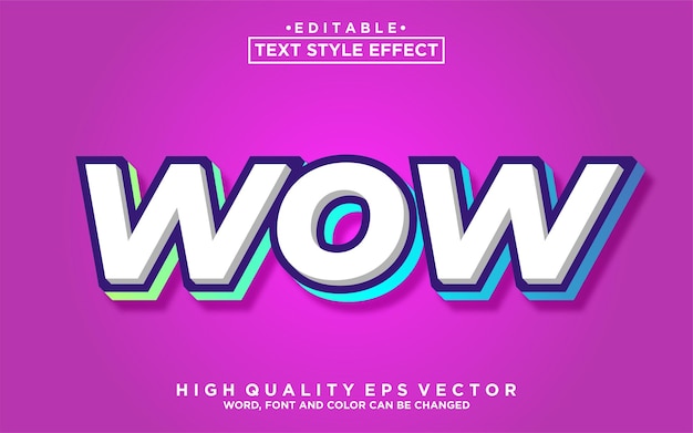Hiệu ứng kiểu văn bản Wow có thể chỉnh sửa