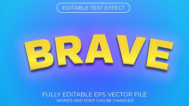 Hiệu ứng văn bản Brave