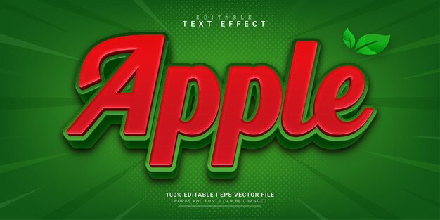 Hiệu ứng văn bản có thể chỉnh sửa Apple