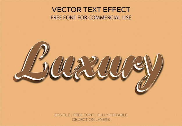 Hiệu ứng văn bản có thể chỉnh sửa vector 3D sang trọng với màu vàng kim