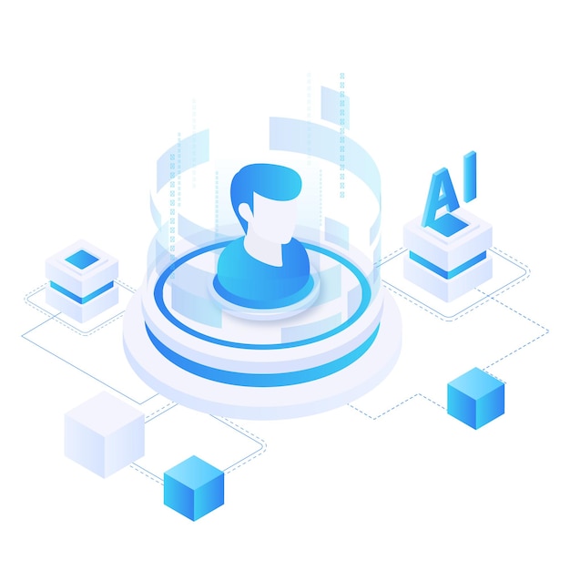 High end technology vector