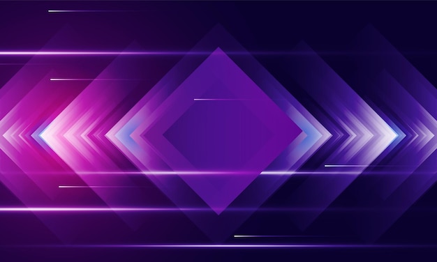 High purple Speed concept Arrow up Light out technology background Hitech communication concept innovation background vector design