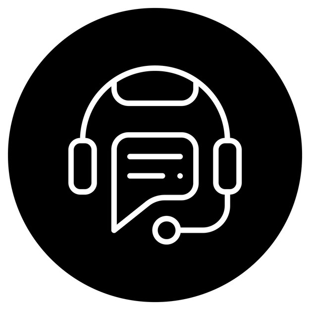 high quality modern and flat vector business icon of customer support on isolated background
