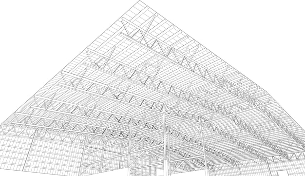 Hình ảnh minh họa 3D về cấu trúc tòa nhà