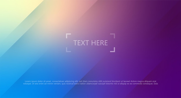 Hình ảnh minh họa vector nền gradient đầy màu sắc trừu tượng