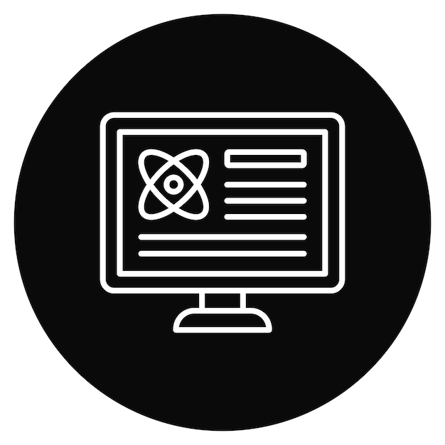 Hình ảnh vector biểu tượng Computer Science Có thể được sử dụng cho Computer Science