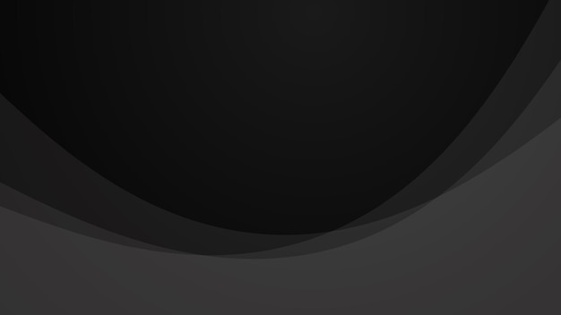 Hình ảnh vector thiết kế hình nền gradient trừu tượng màu đen với đường cong cho nền