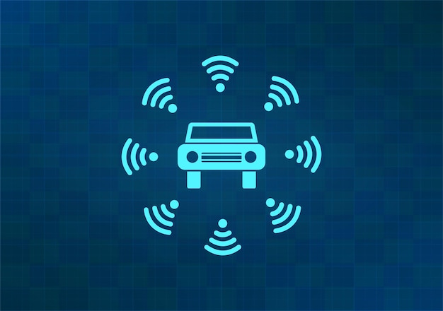 Hình ảnh vector trên nền xanh lam